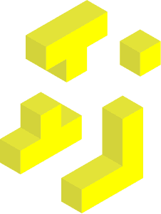 Yellow blocks that fit together